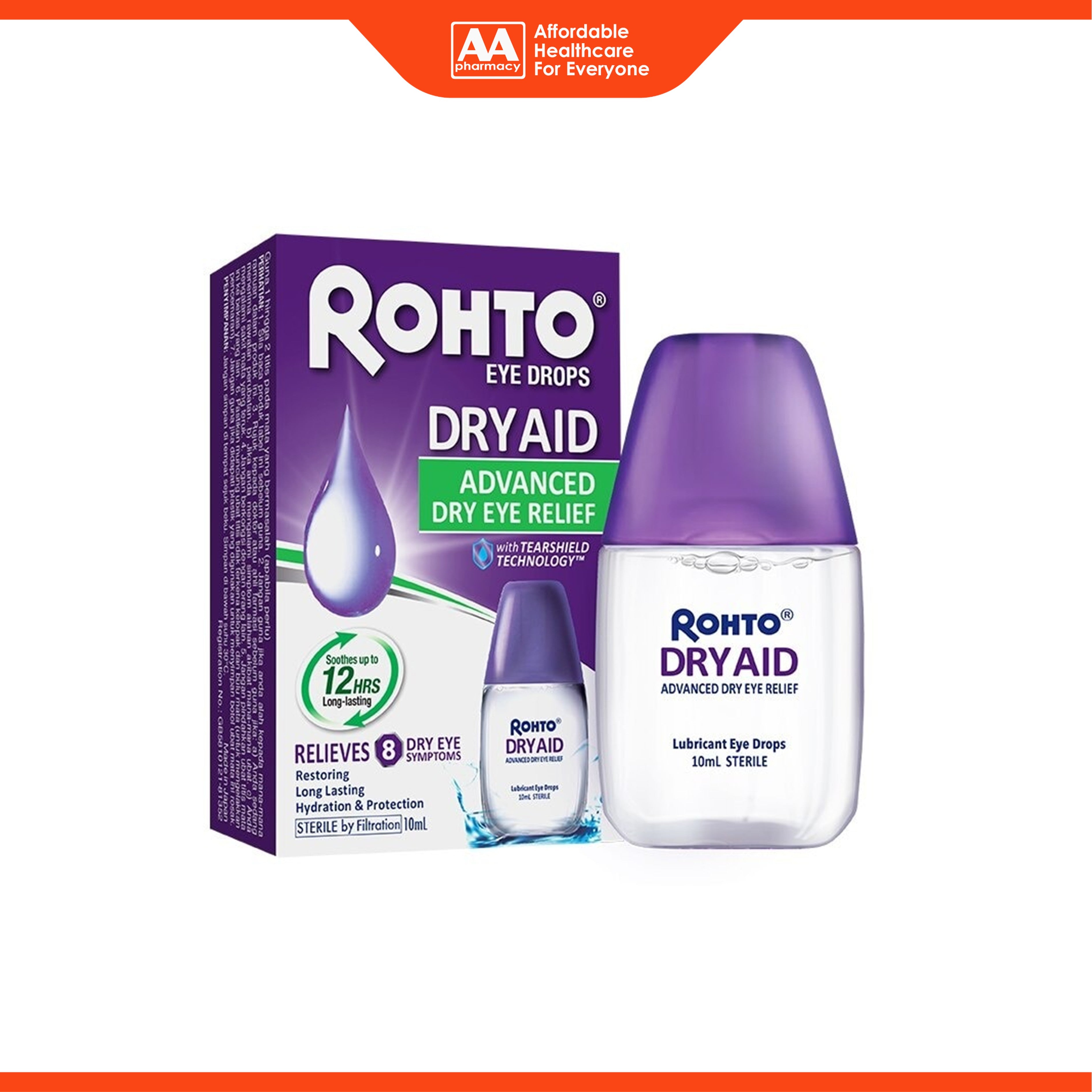 Rohto Eye Drops 10mL (Dry Aid, Advanced Dry Eye Relief)