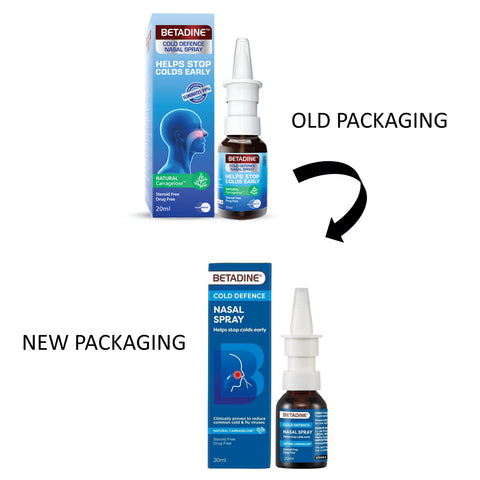 Betadine Cold Defence Nasal Spray 20mL [New Packaging]