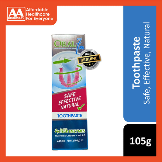 Oral7 Toothpaste 105g (With Fluoride and Calcium)
