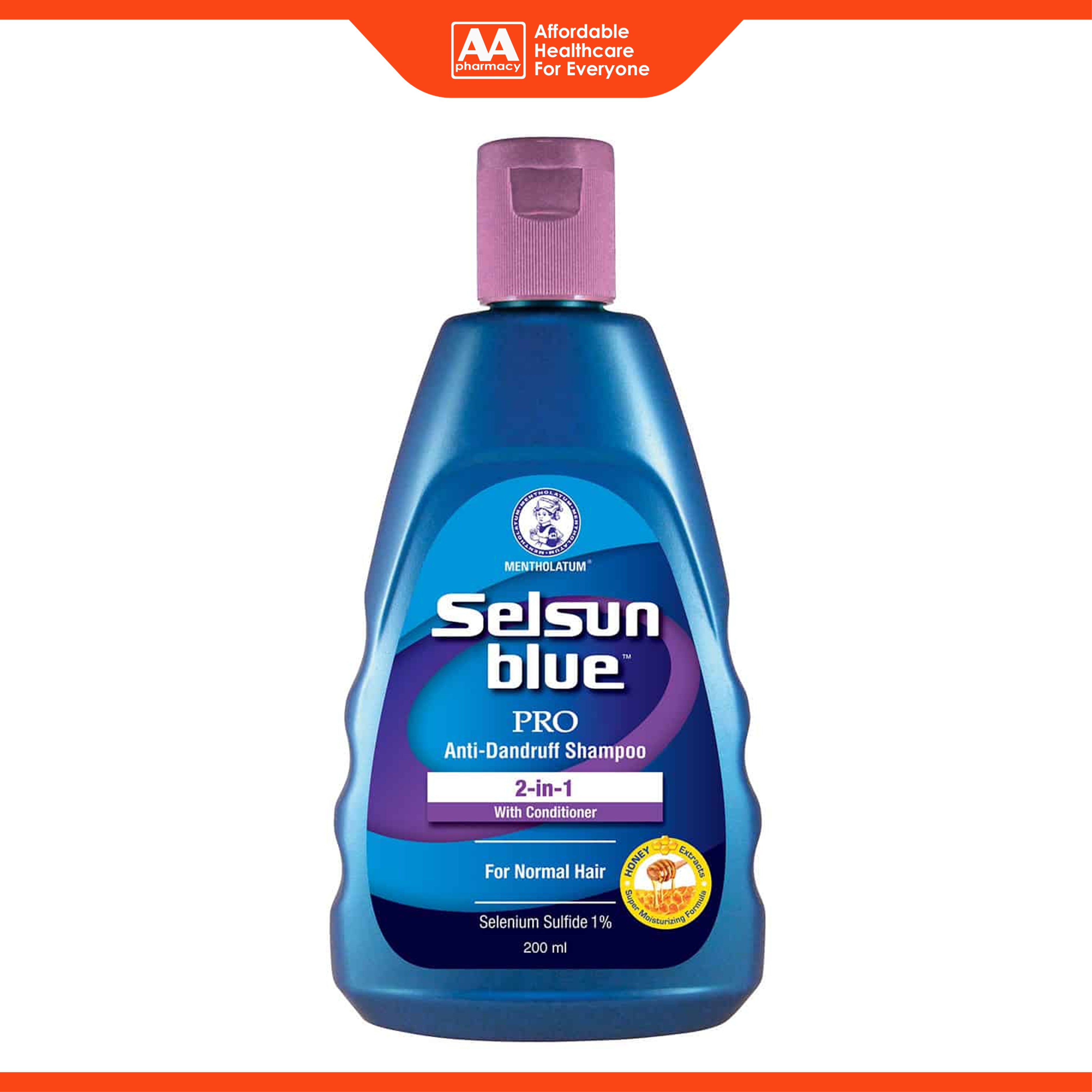 Selsun Blue PRO Anti-Dandruff Shampoo 200mL (2-in-1 with Conditioner)