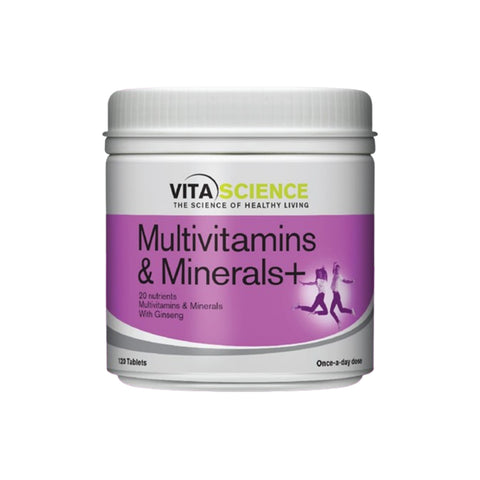 VitaScience Multivitamins and Minerals+ Tablet 120's