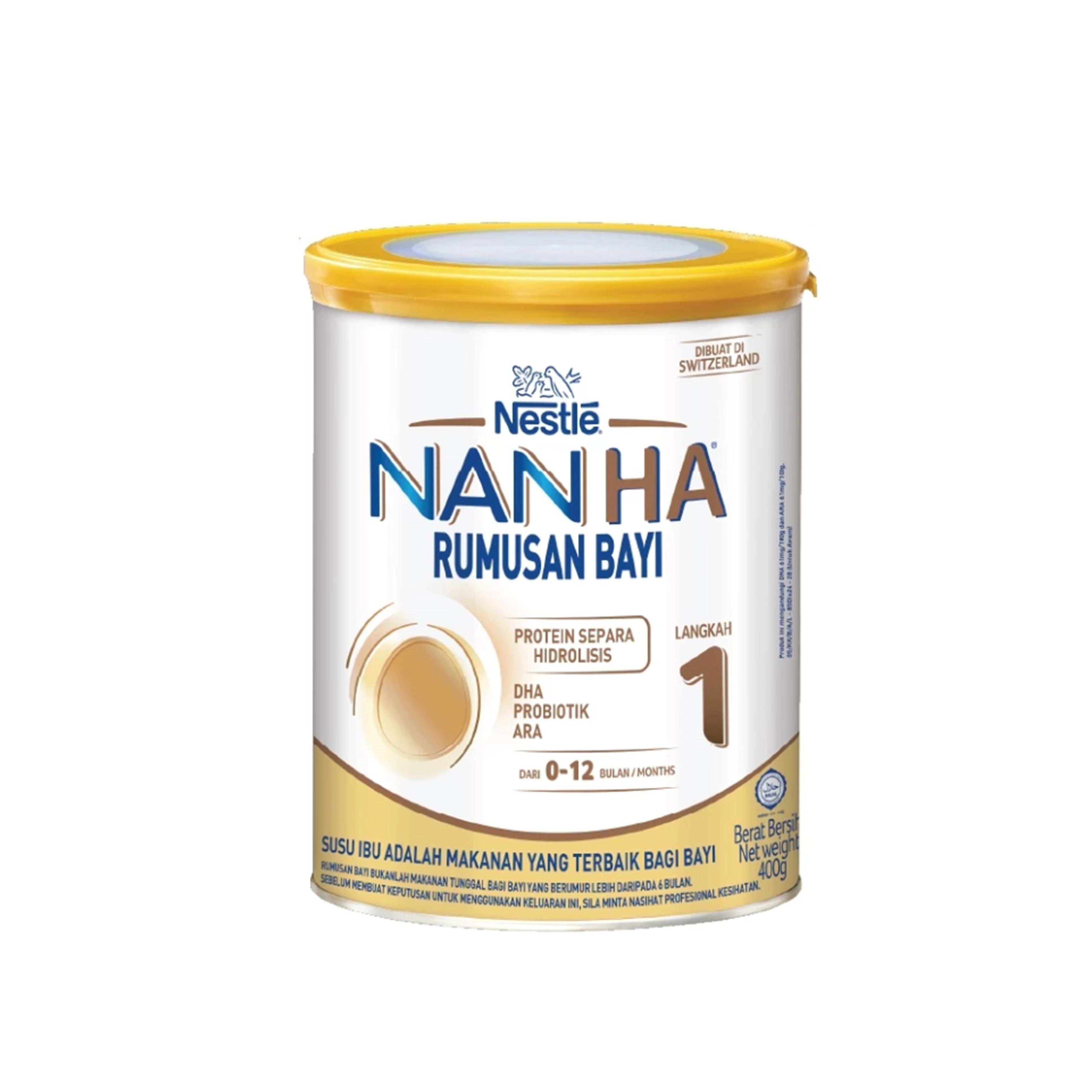 Nestlé NAN HA Infant Formula Step 1 400g (For Babies 0-12 Months)