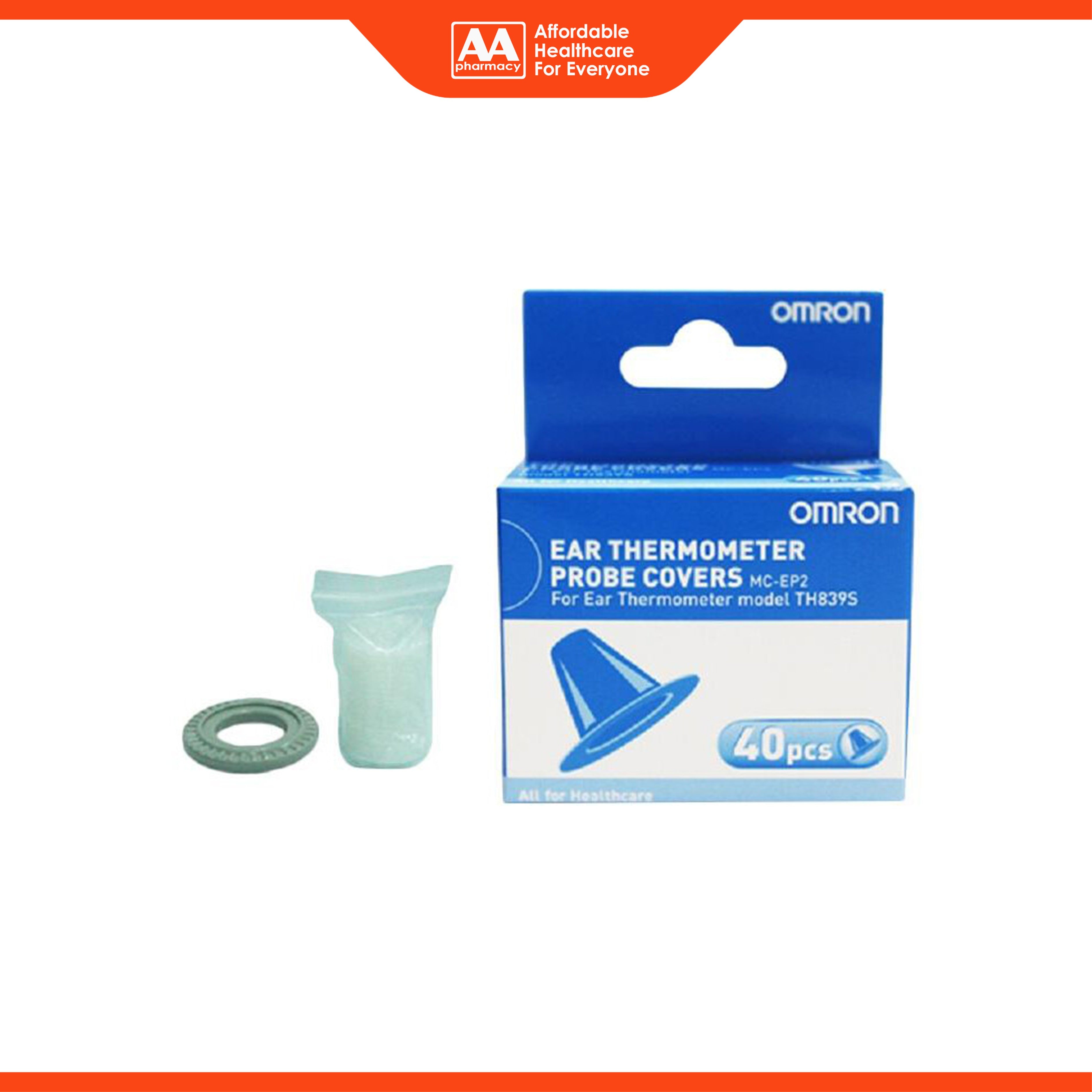 Omron Ear Thermometer Probe Cover (Model: MC-EP2) 40's
