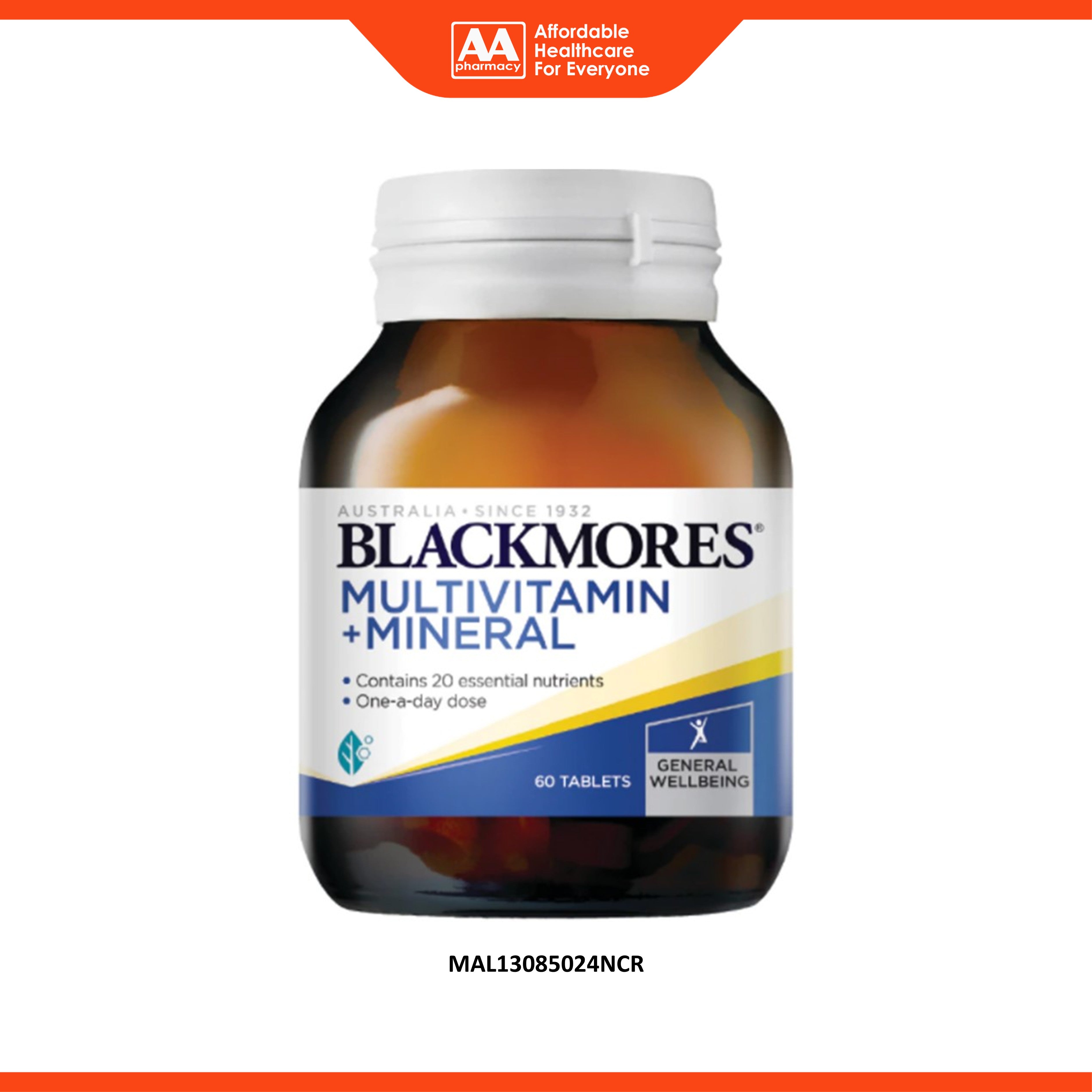 Blackmores Multivitamin + Mineral Tablet 60's