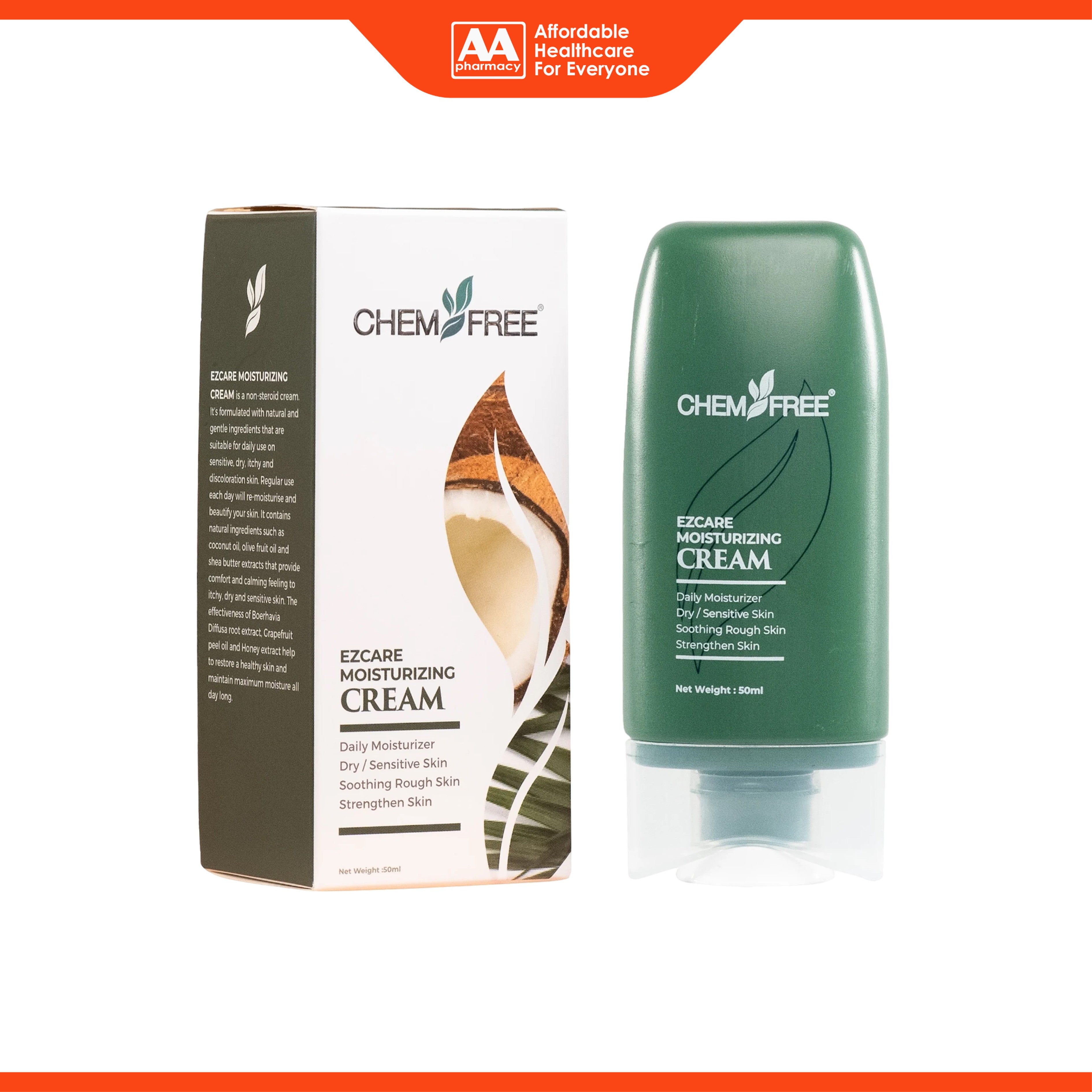 Chemifree Ezcare Moisturizing Cream (50ml)