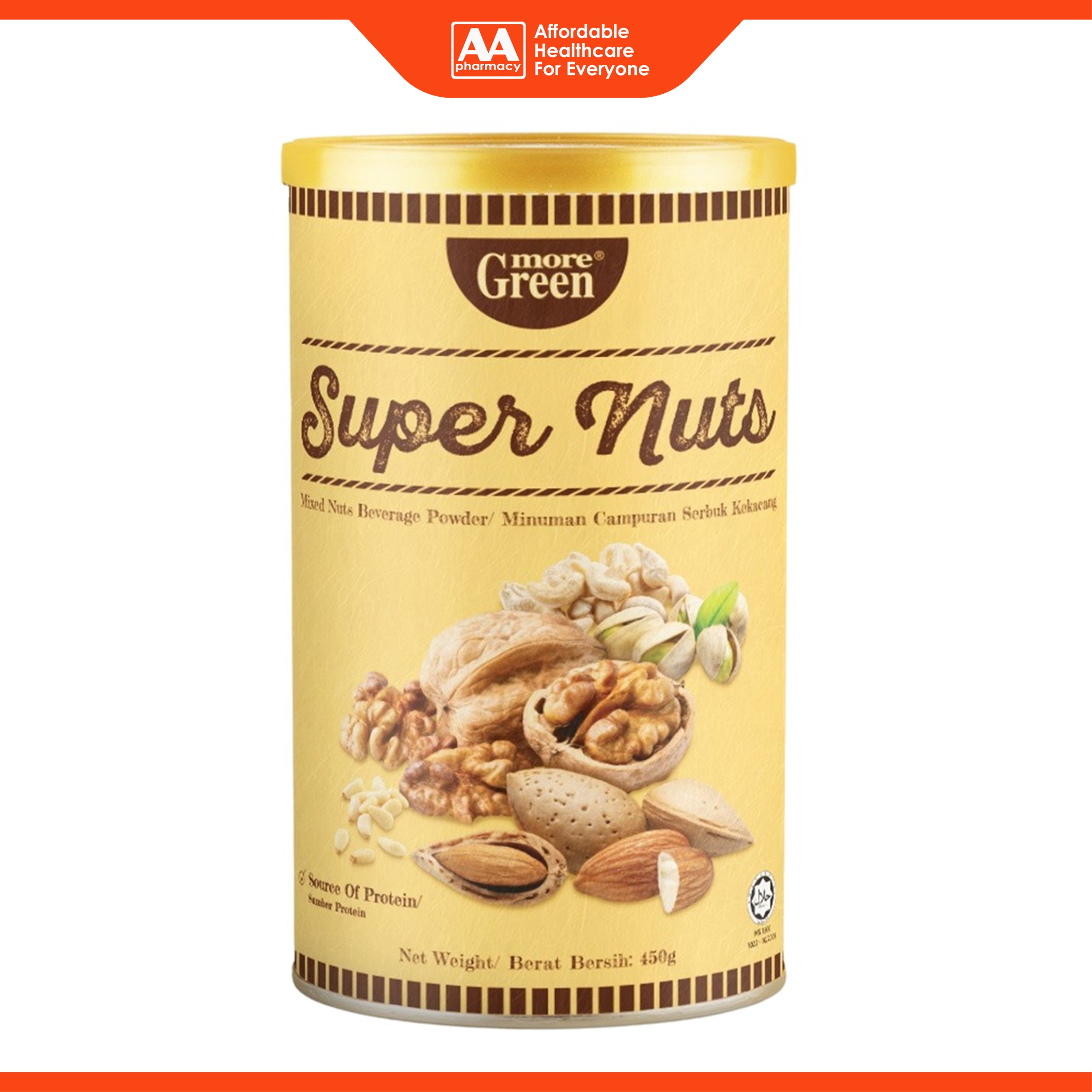 More Green Super Nuts (Mixed Nuts Beverage Powder) 450g