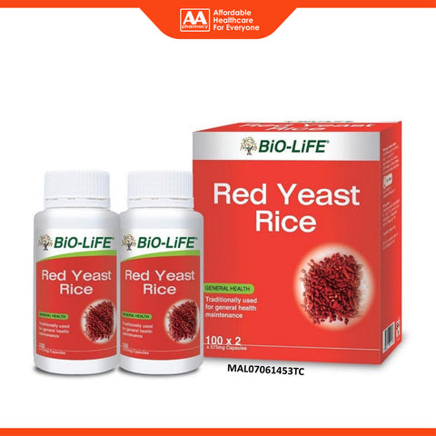 Bio-Life Red Yeast Rice Capsule 2x100's