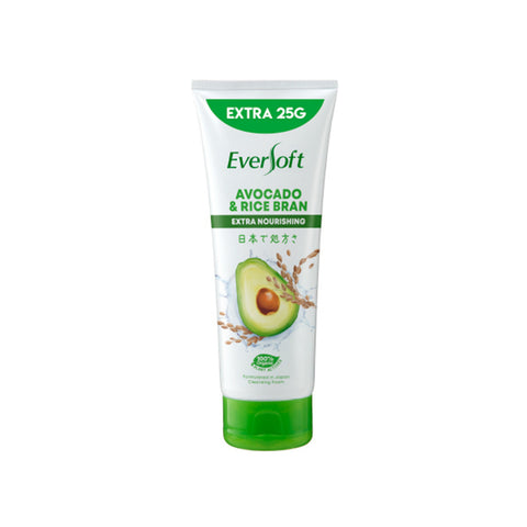 EverSoft Avocado and Rice Bran (Extra Nourishing) Cleansing Foam 195g