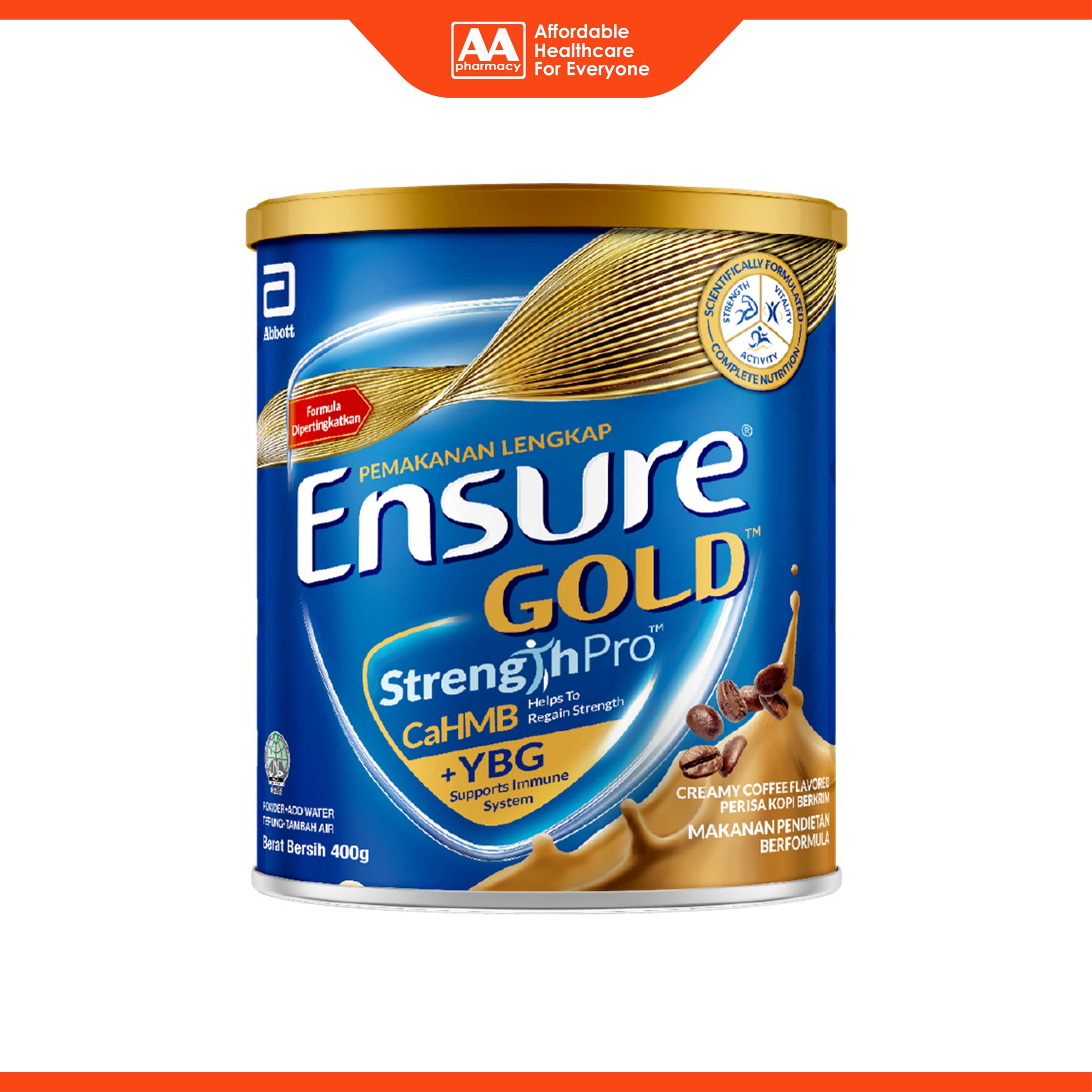 Abbott Ensure Gold StrengthPro Complete Nutrition Drink 400g (Coffee Flavour)