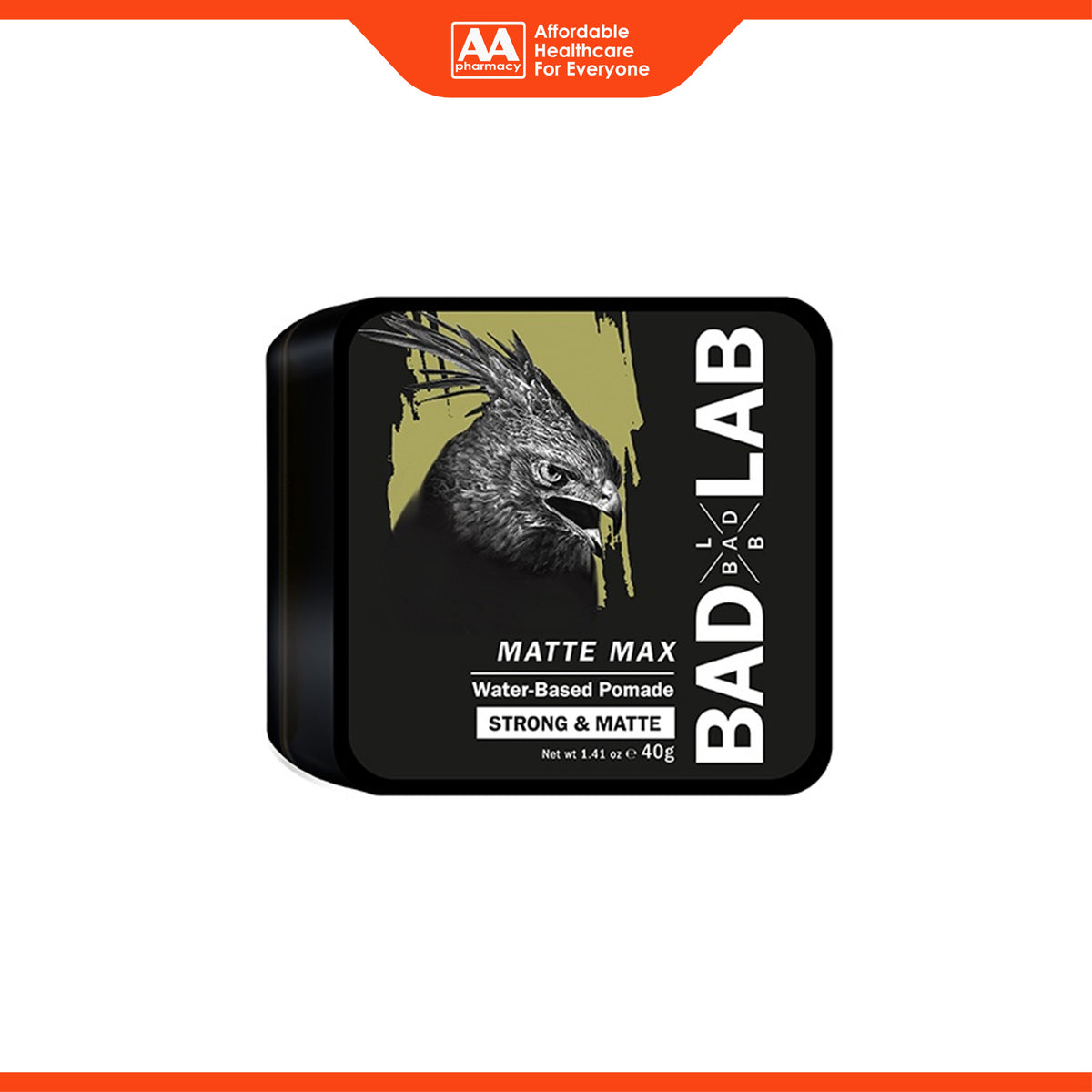 Bad Lab Matte Max Water-Based Pomade - Strong and Matte (40g)