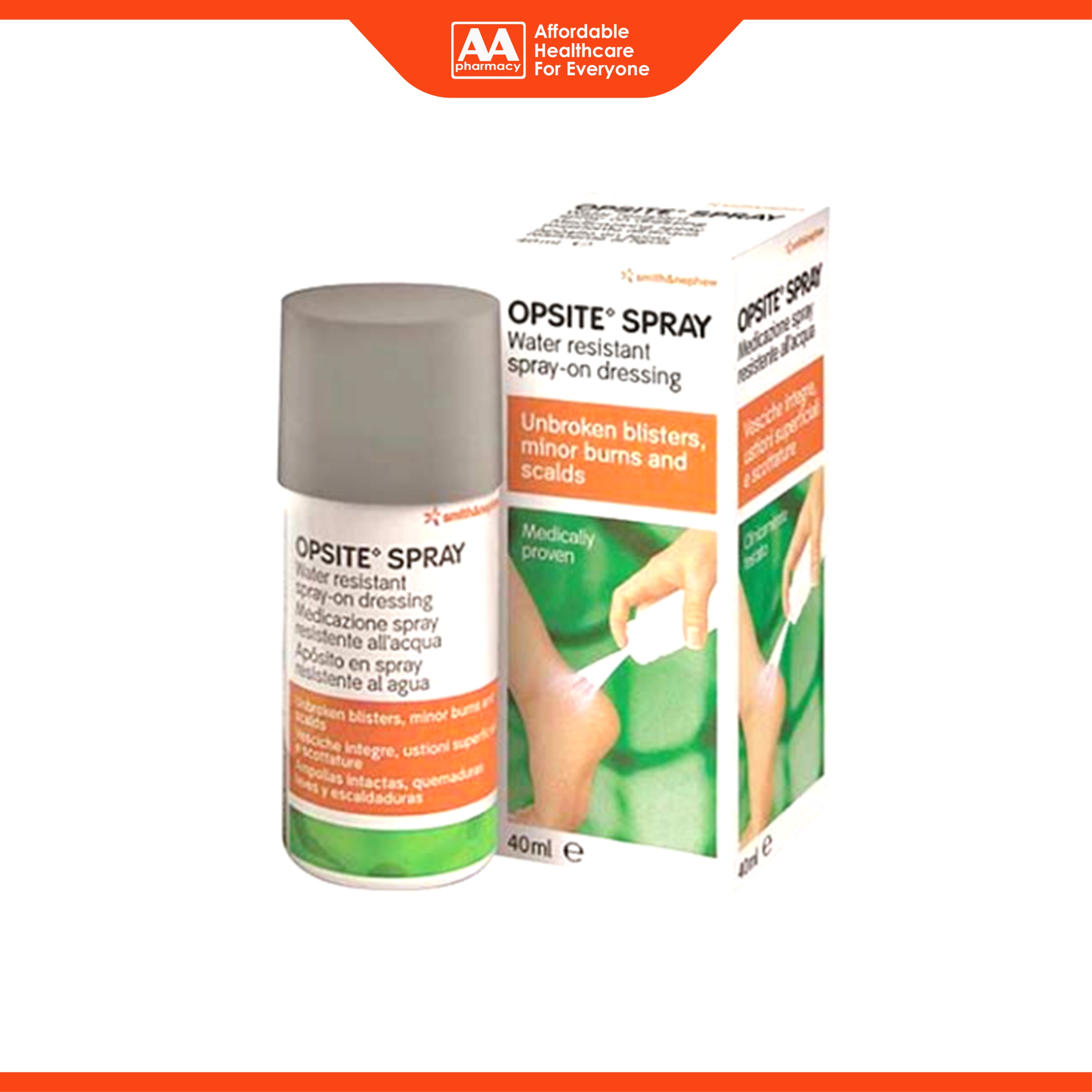 Smith and Nephew Opsite Water Resistant Spray-On Dressing 40mL