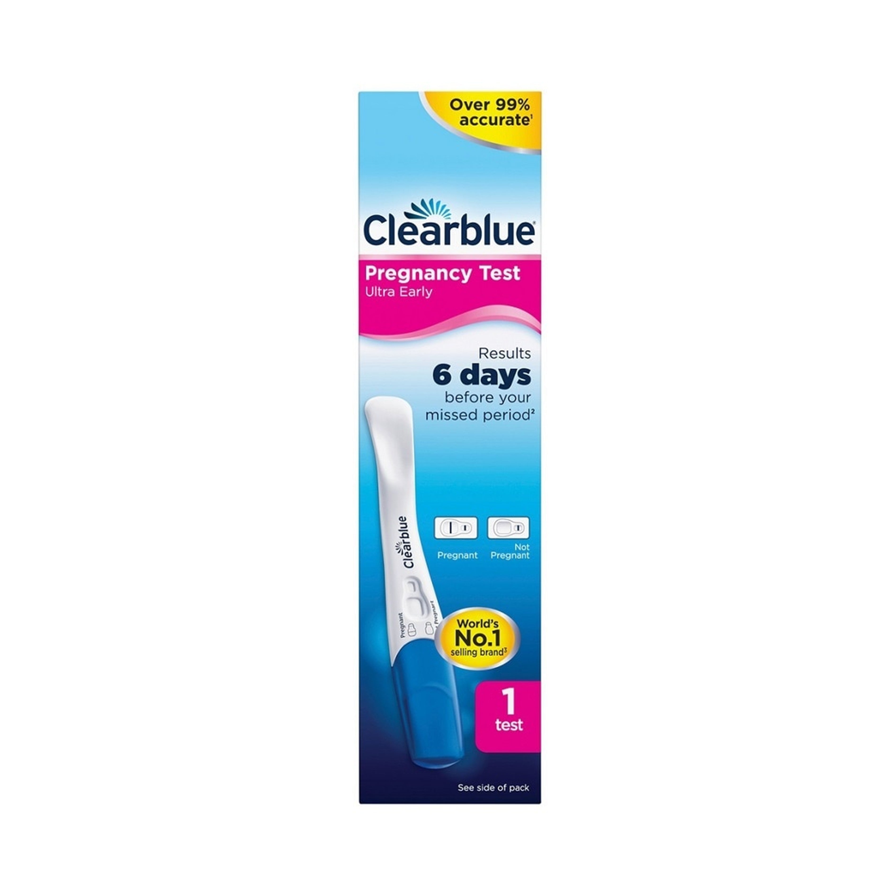 Clearblue Ultra Early Pregnancy Test 1's