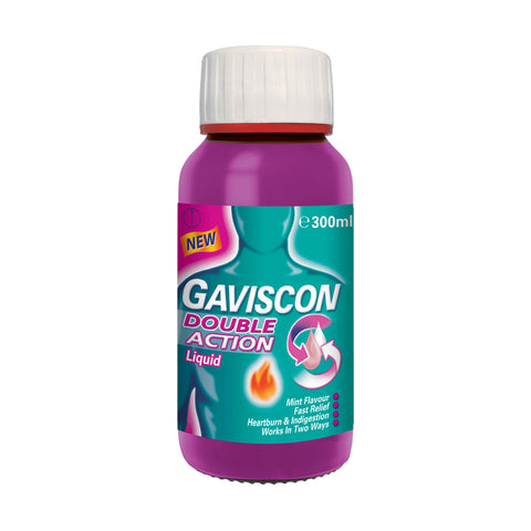 Gaviscon Double Action Liquid 300mL (Mint Flavour)