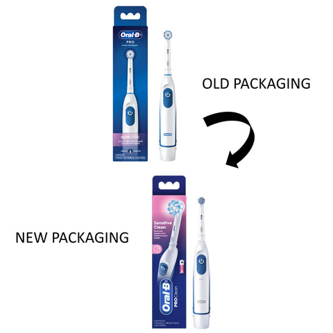 Oral-B PROClean Sensitive Clean Electric Toothbrush (1 Handle, 1 Brush Head, 2 Batteries)