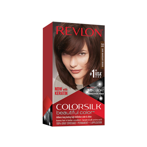 Revlon ColorSilk Beautiful Color 32 Dark Mahogany Brown