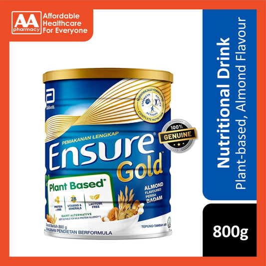 Ensure Gold Plant Based Formula Drink 800g (Almond Flavour)