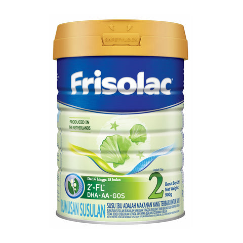 Frisolac Infant's Nutrition Milk Formula Step 2 900g (For Babies 6-18 Months)