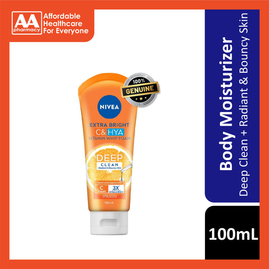 Nivea Extra Bright C and HYA Vitamin Whip Foam 100mL
