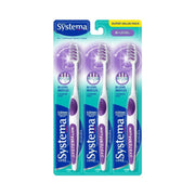 Systema Toothbrush (Bi-Level, Medium Soft) 3's