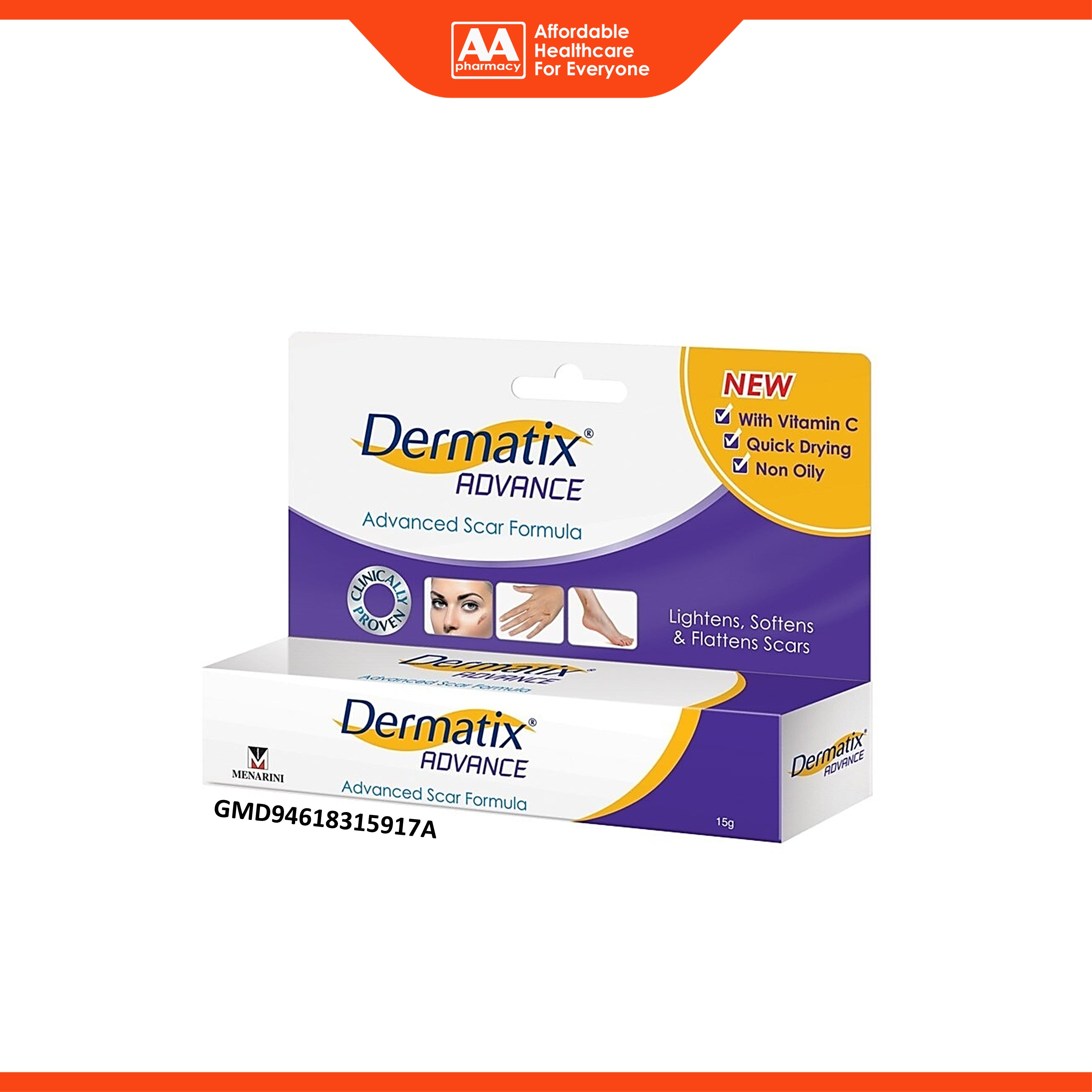 Dermatix Advance Gel - Advanced Scar Formula (15g)