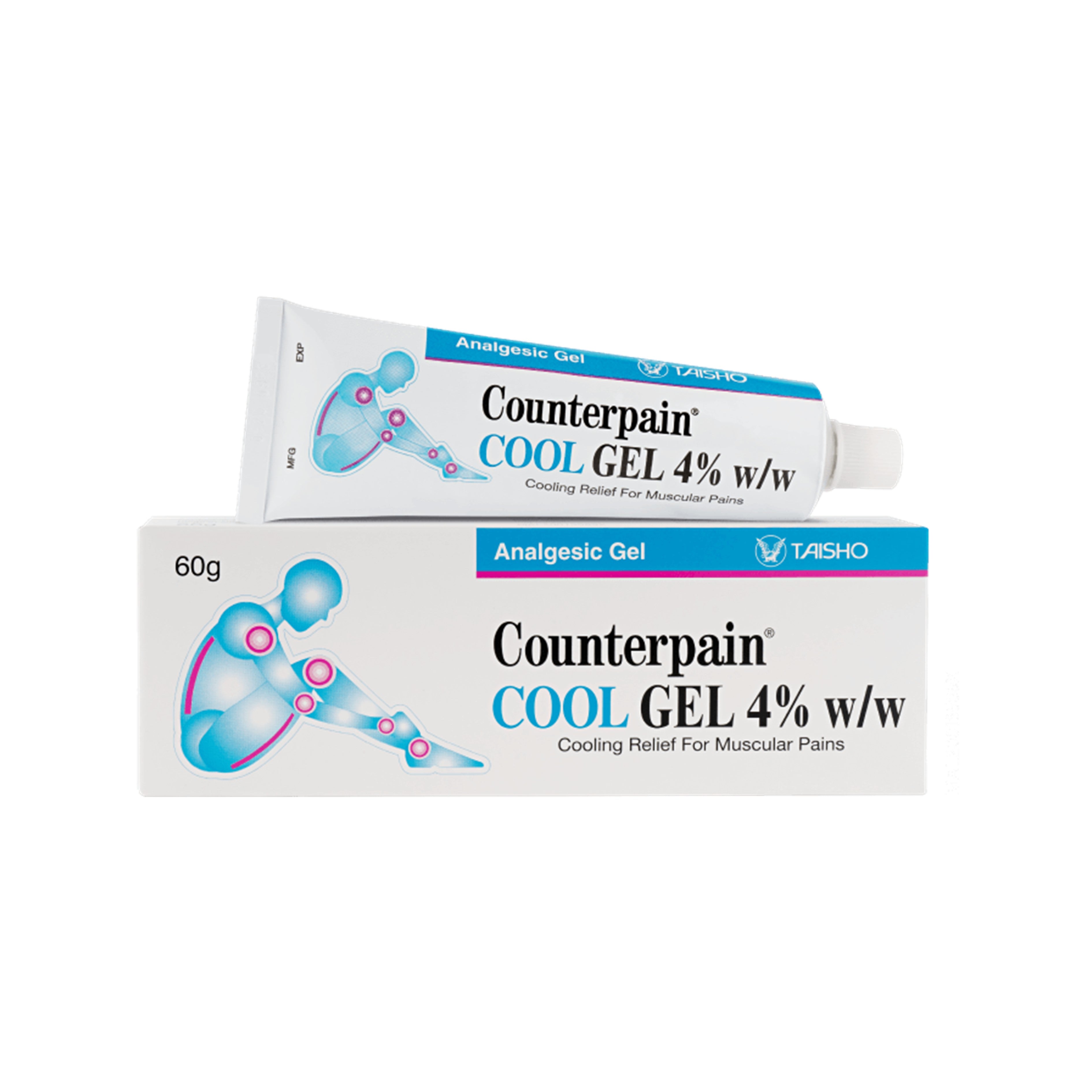 Counterpain Cool Gel 4% w/w Analgesic Gel 60g
