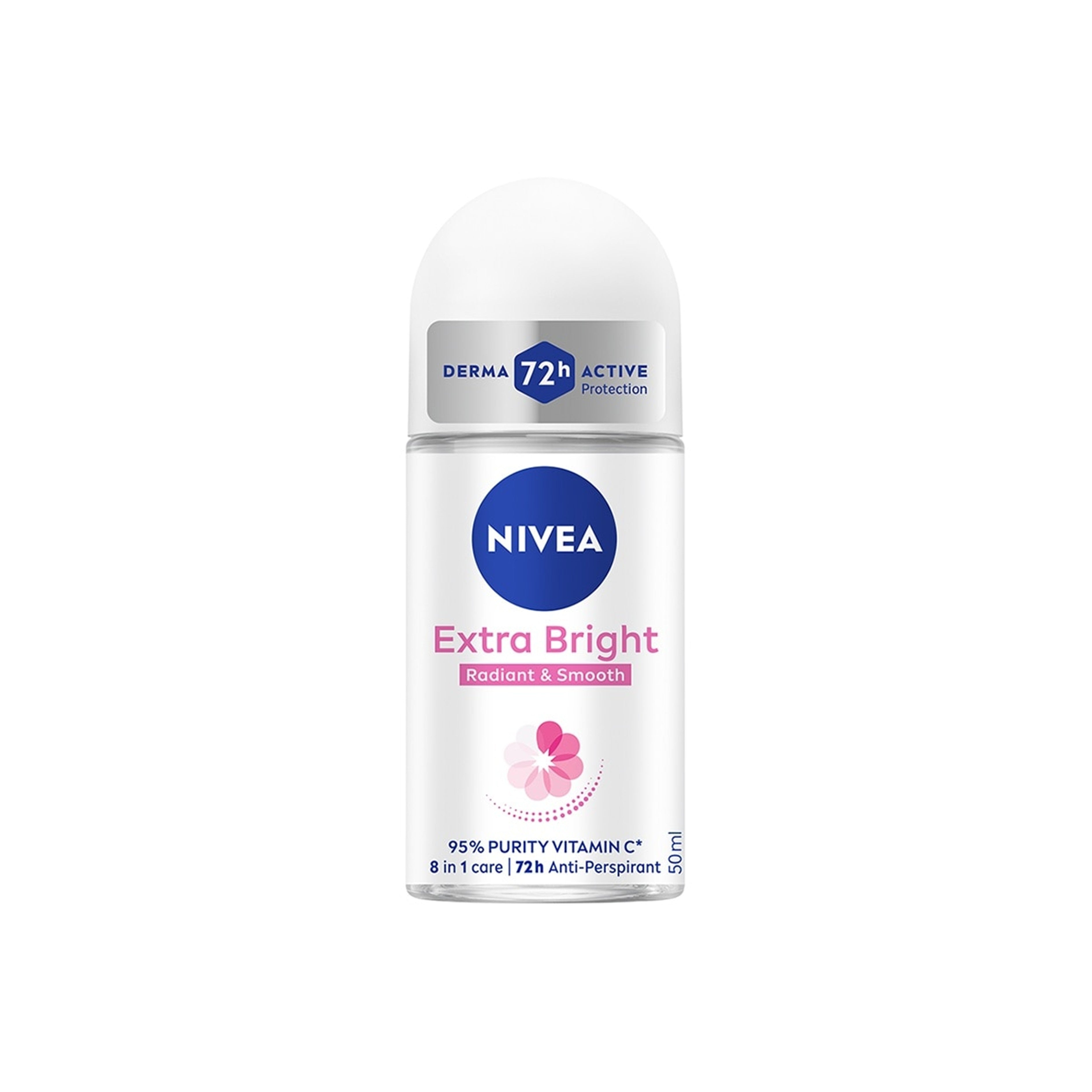 Nivea Extra Bright (Radiant and Smooth) 72H Anti-Perspirant Roll On 50mL