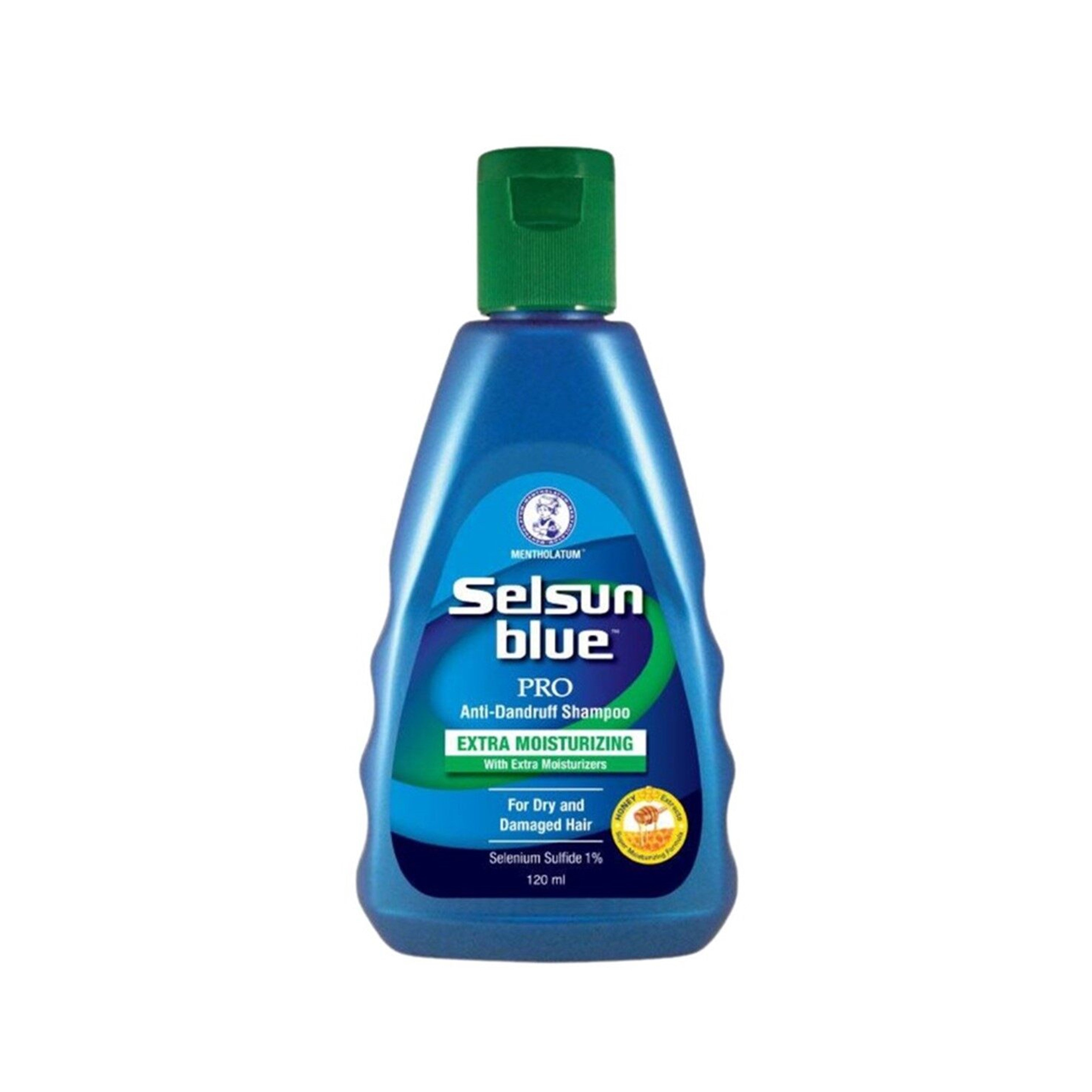 Selsun Blue PRO Anti-Dandruff Shampoo 120mL (Extra Moisturizing with Extra Moisturizers)
