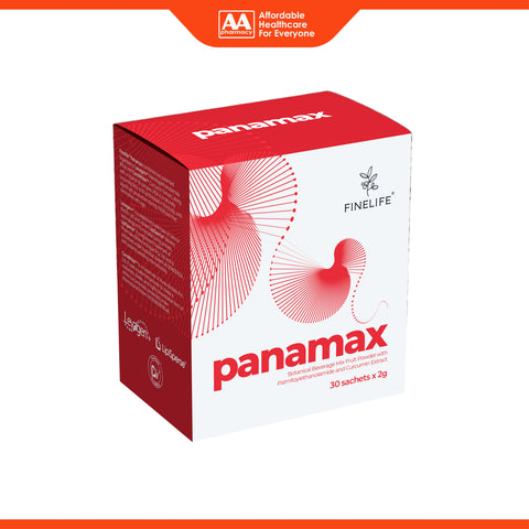 Finelife Panamax (Botanical Beverage Mix Fruit Powder, Palmitoylethanolamide and Curcumin Extract) Sachet 2gx30's