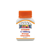 21st Century Vitamin C 1000mg Orange Chewable Tablet (60's)