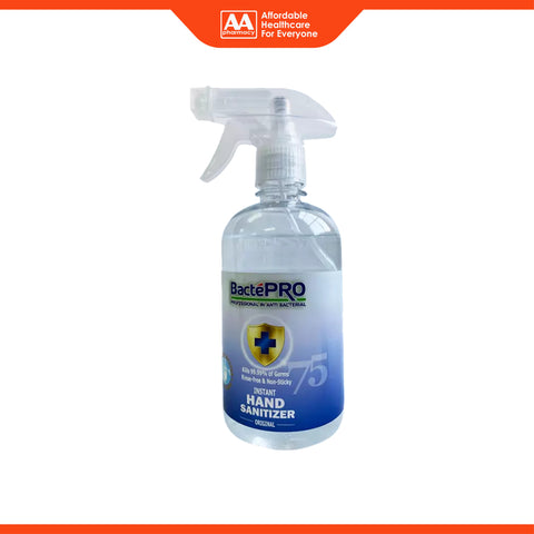 BactePRO Instant Hand Sanitizer Spray 500mL