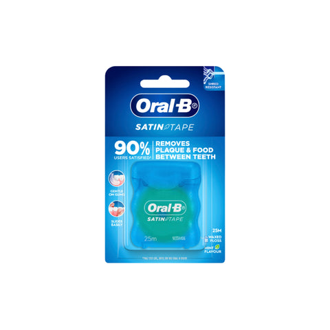 Oral-B Satin Tape Waxed Floss 25m 1's