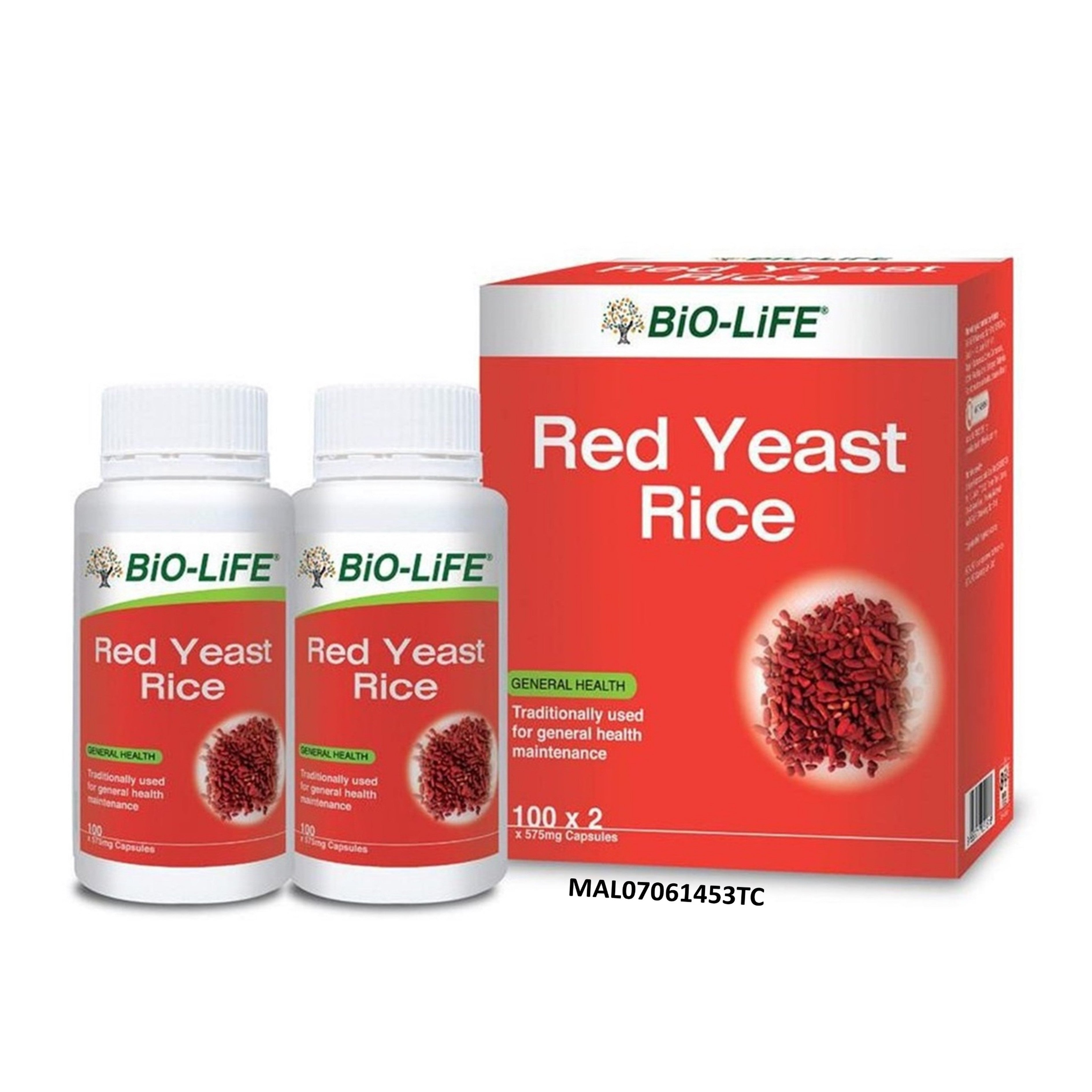 Bio-Life Red Yeast Rice Capsule 2x100's
