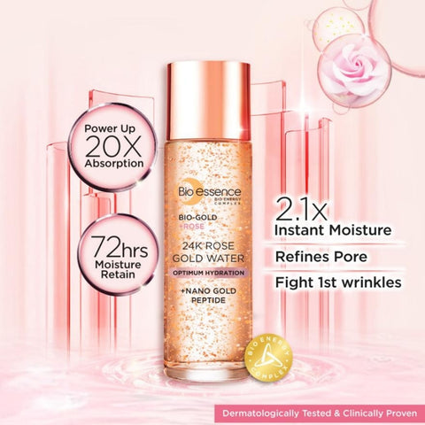 Bio essence Bio-Gold+Rose 24K Rose Gold Water 100mL