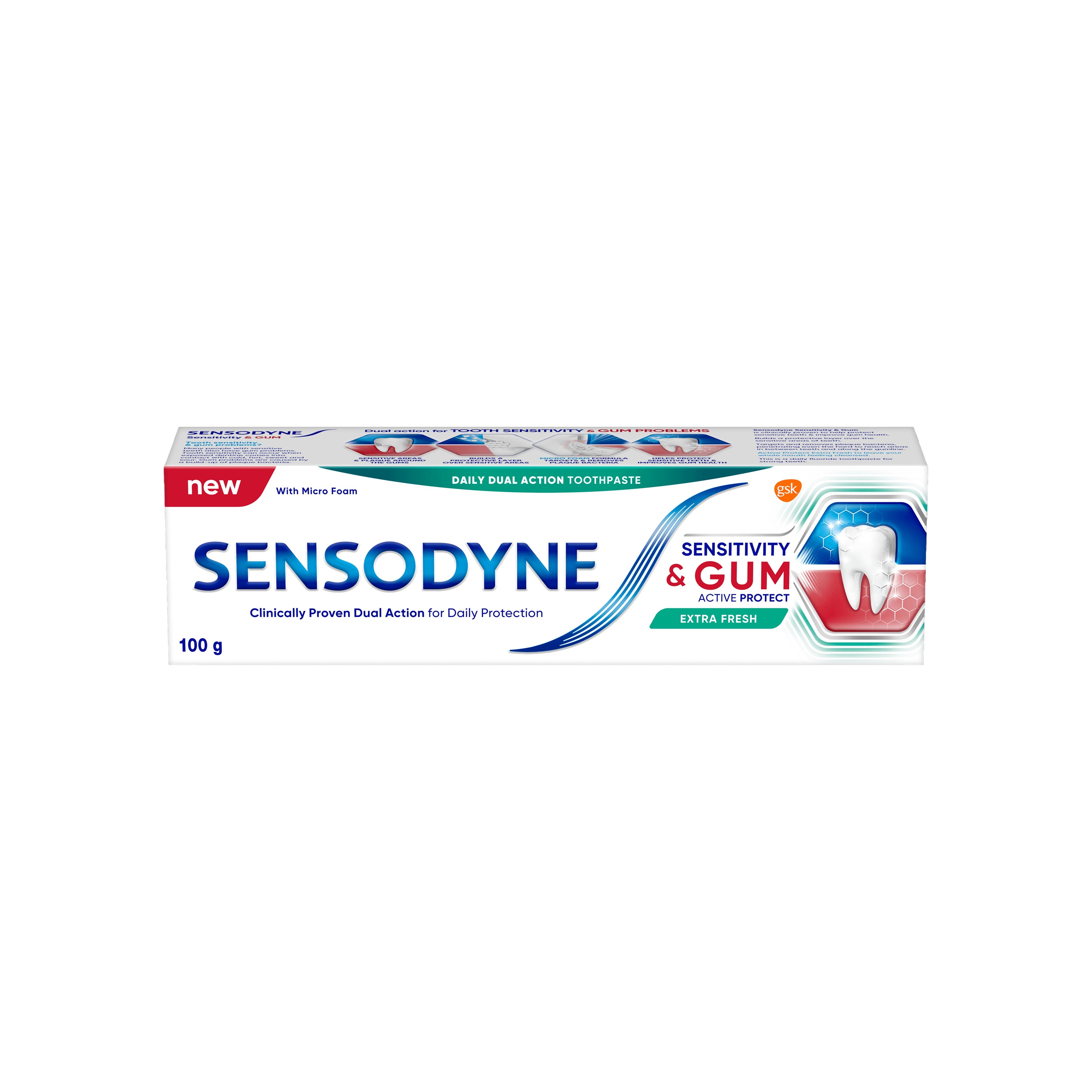 Sensodyne Toothpaste (Sensitivity and Gum, Extra Fresh Flavour) 100g