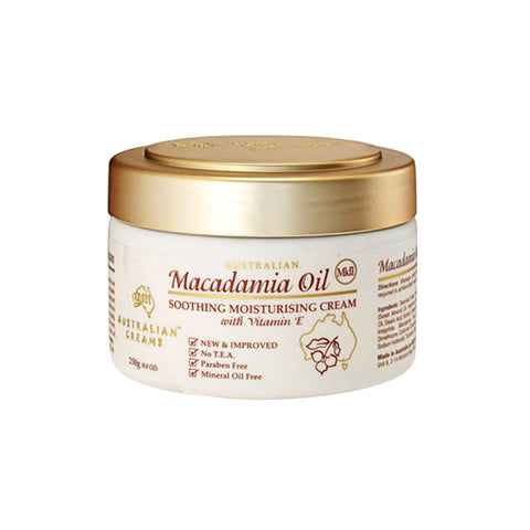 G&M Australian Macadamia Oil Soothing Moisturizing Cream with Vitamin E 250g