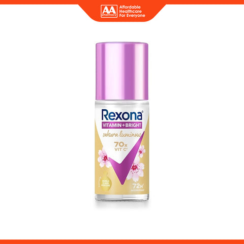 Rexona Vitamin + Bright Antiperspirant Roll On (Sakura Luminous) 45mL