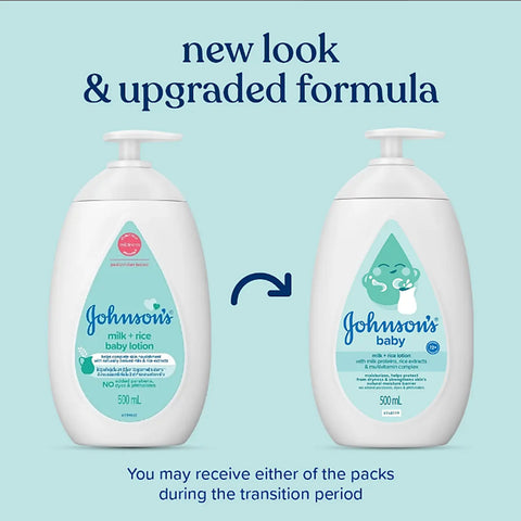 Johnson's Baby Milk + Rice Lotion 500mL