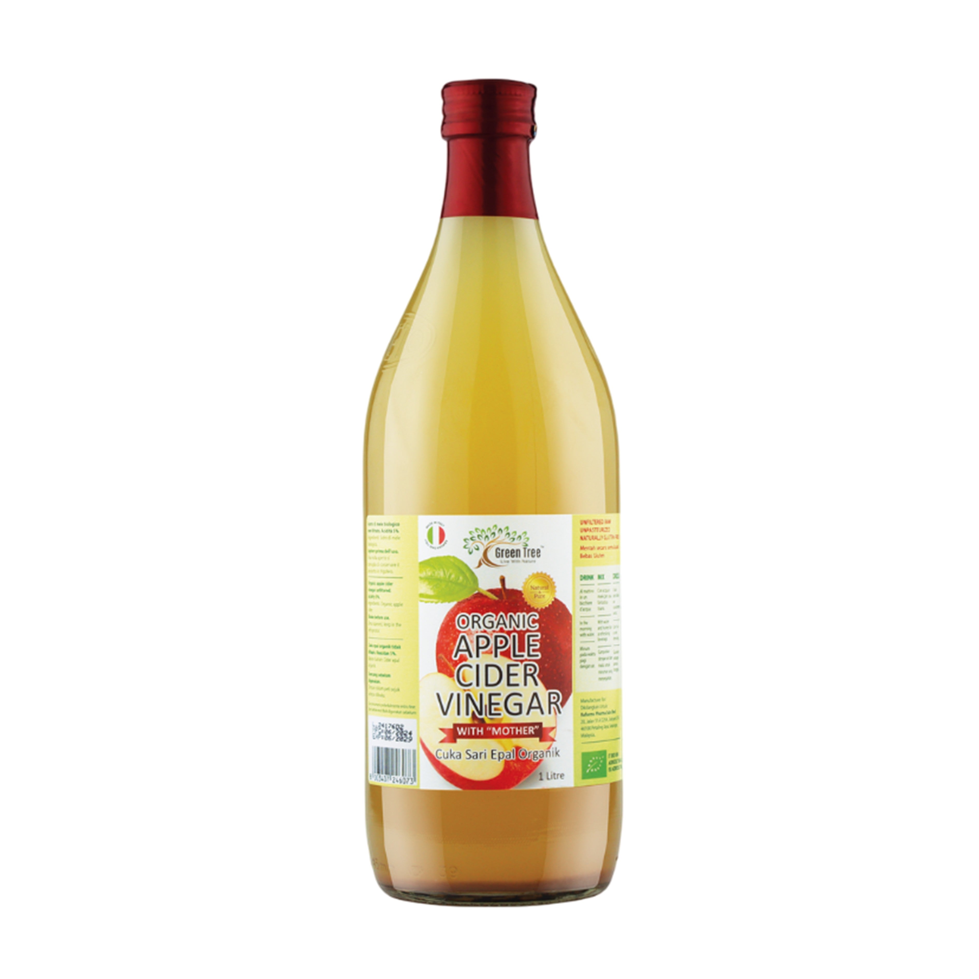 Green Tree Organic Apple Cider Vinegar 1L