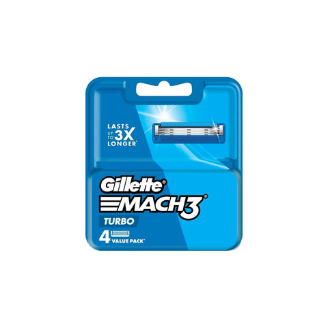 Gillette Mach 3 Turbo Cartridge 4's
