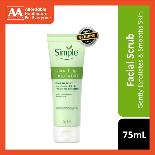 Simple Smoothing Facial Scrub 75mL