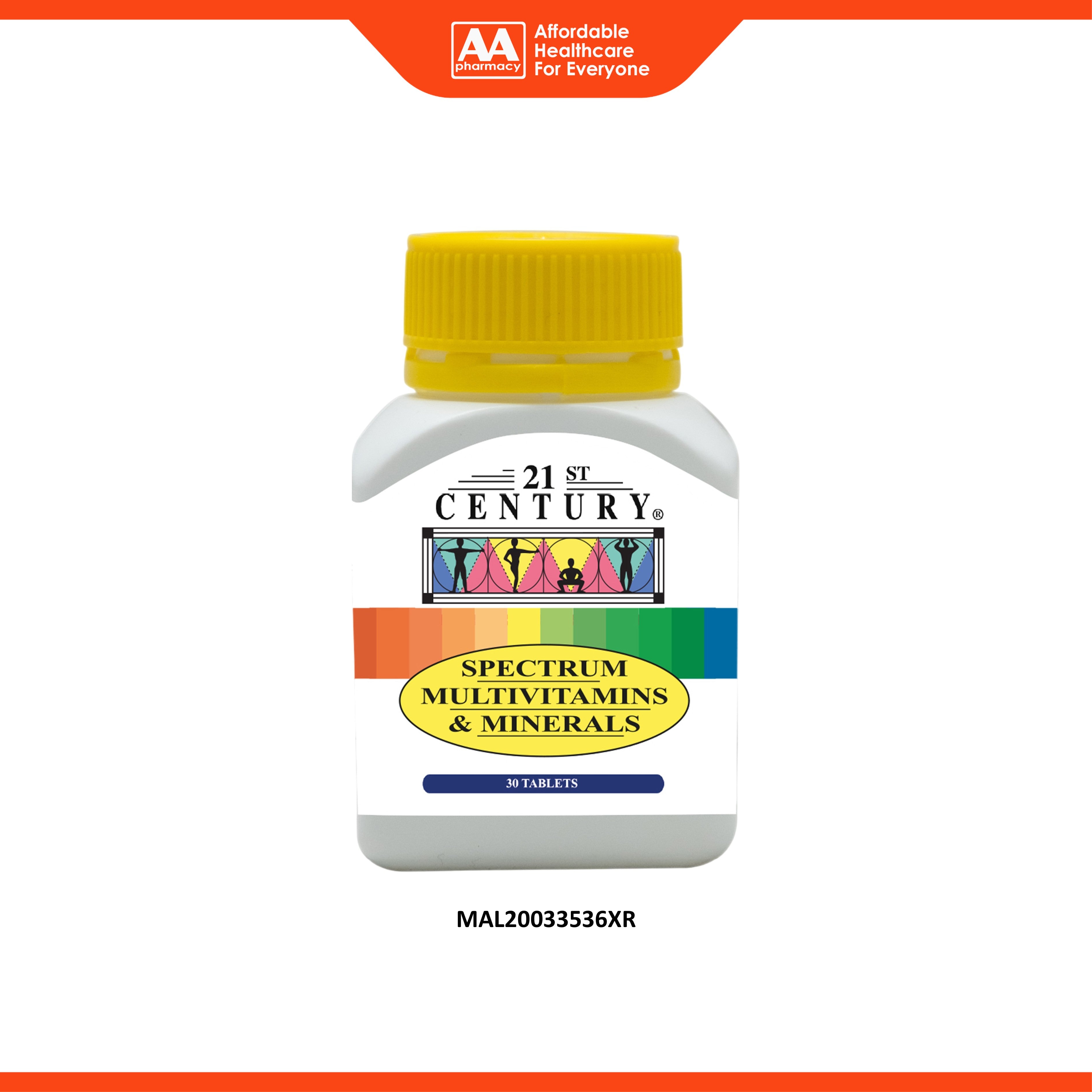 21st Century Spectrum Multivitamins and Minerals Tablet (30's)