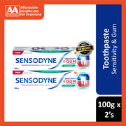 Sensodyne Toothpaste (Sensitivity and Gum, Extra Fresh Flavour) 100gx2's [Twinpack]