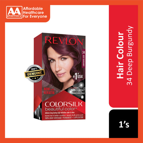Revlon ColorSilk Beautiful Color 34 Deep Burgundy