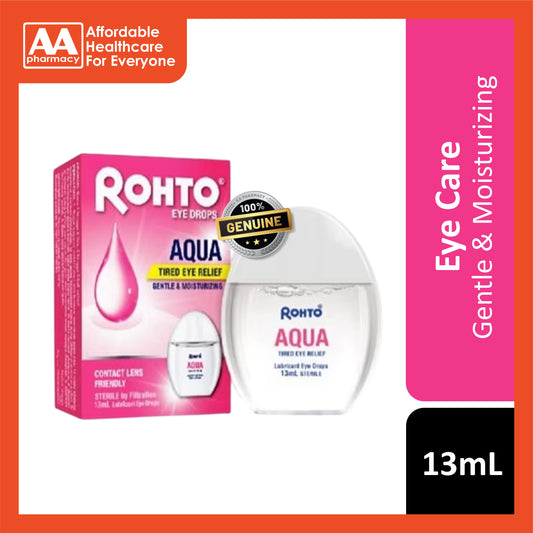 Rohto Eye Drops 13mL - Aqua, Tired Eye Relief