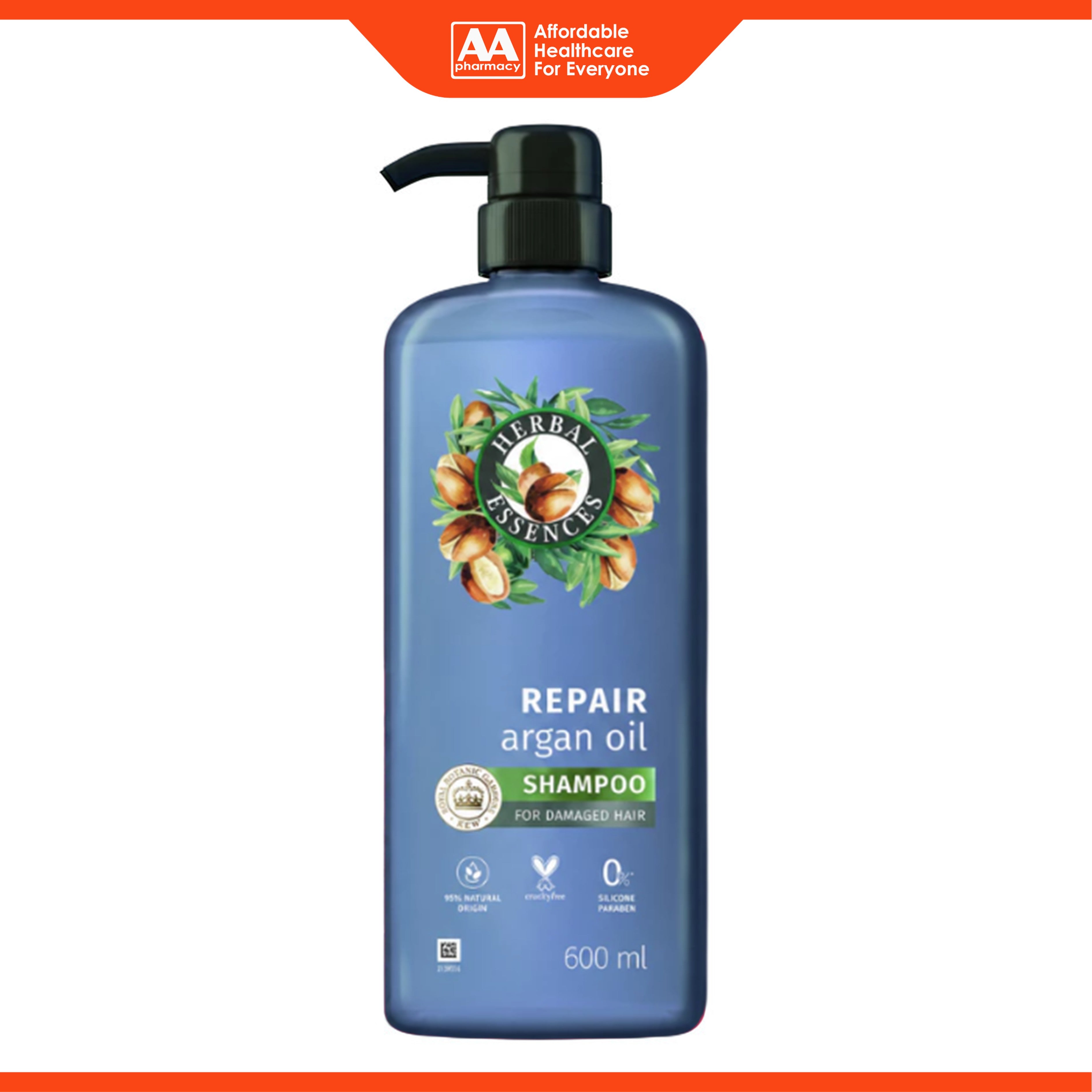 Herbal Essences Shampoo - Argan Oil, Repair (600ml)
