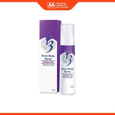 T3 Acne Body Spray 75mL