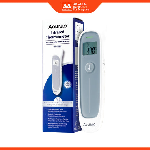 Acurac Dual Function Infrared Thermometer (Model: JPD-FR302) [2 Years Warranty]