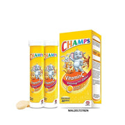 [EXP: 05/2027] Champs Vitamin C + Zinc Effervescent Tablet 2x15's (Orange Flavour)
