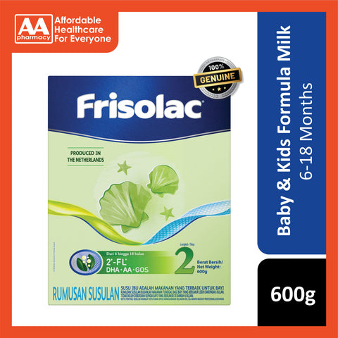 Frisolac Infant's Nutrition Milk Formula Step 2 600g (For Babies 6-18 Months)