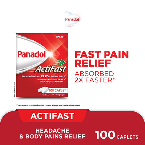 Panadol ActiFast 500mg Caplet 10x10's